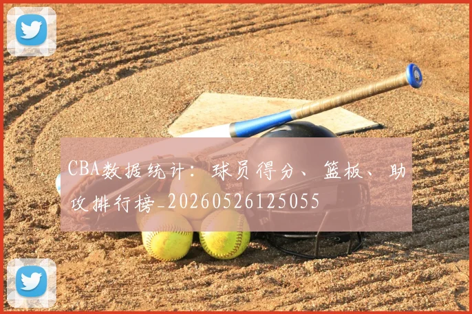 CBA数据统计:球员得分、篮板、助攻排行榜_20260526125055